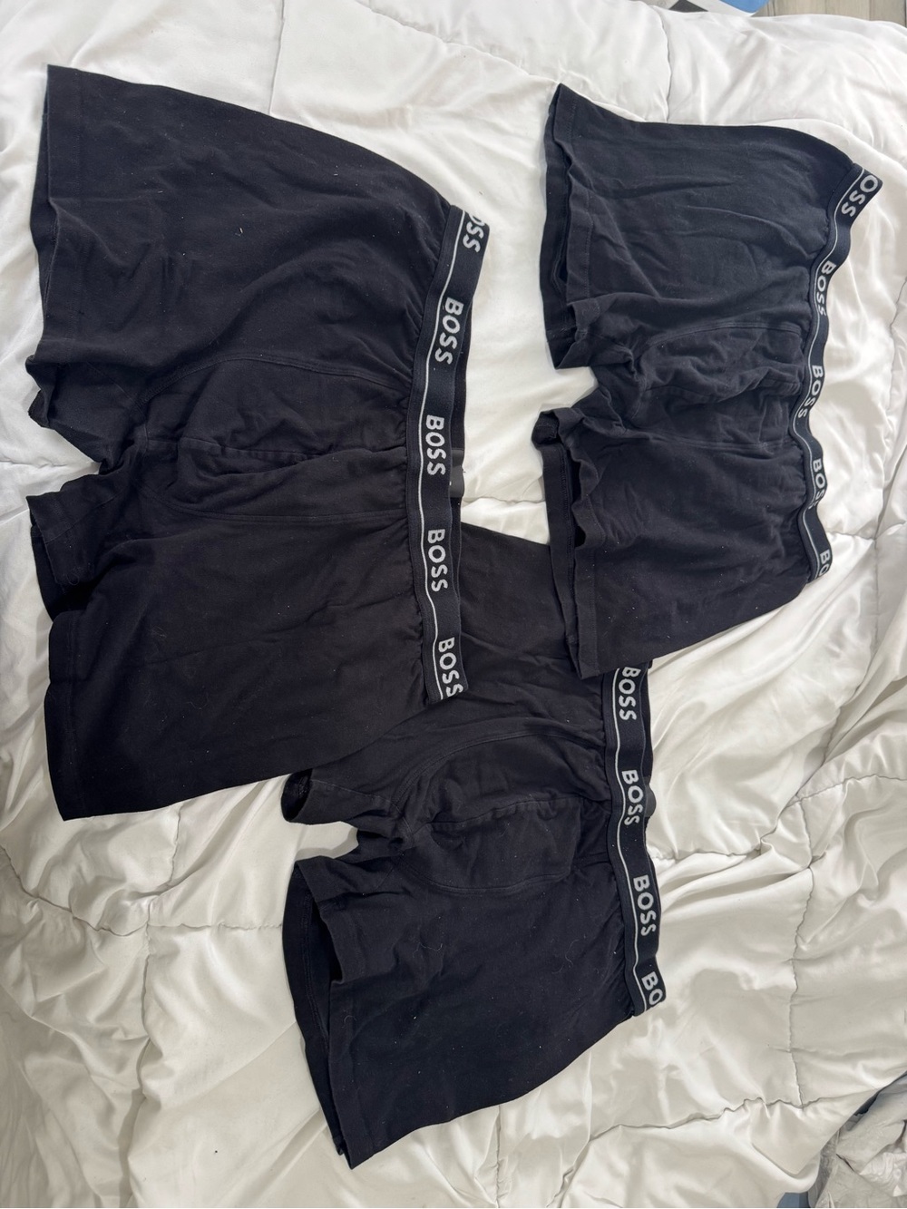 Boss Black Boys' Boxer Briefs with Logo Waistband - Set of 3